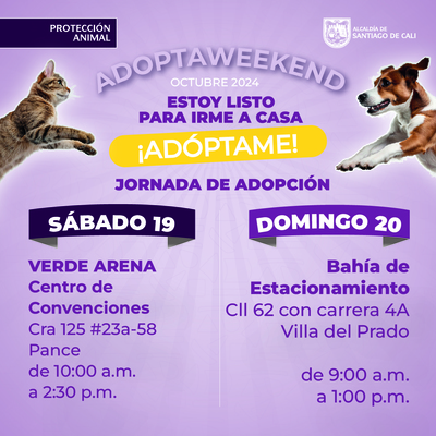 Jornadas de adopci&oacute;n  14/09/2024