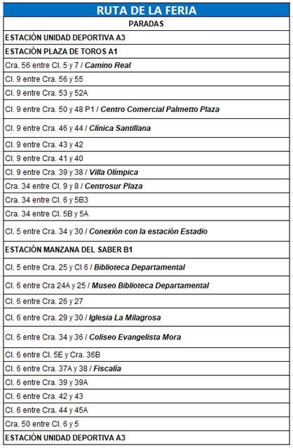 Alista “motores” la ruta del MIO ‘Feria de Cali’ Alista “motores” la ruta del MIO ‘Feria de Cali’