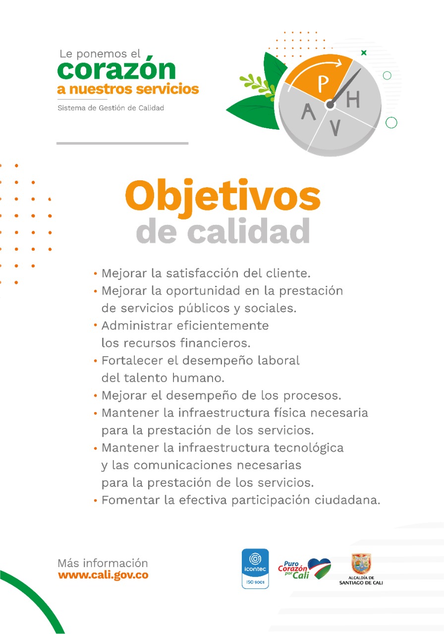 Objetivos de Calidad Objetivos de Calidad