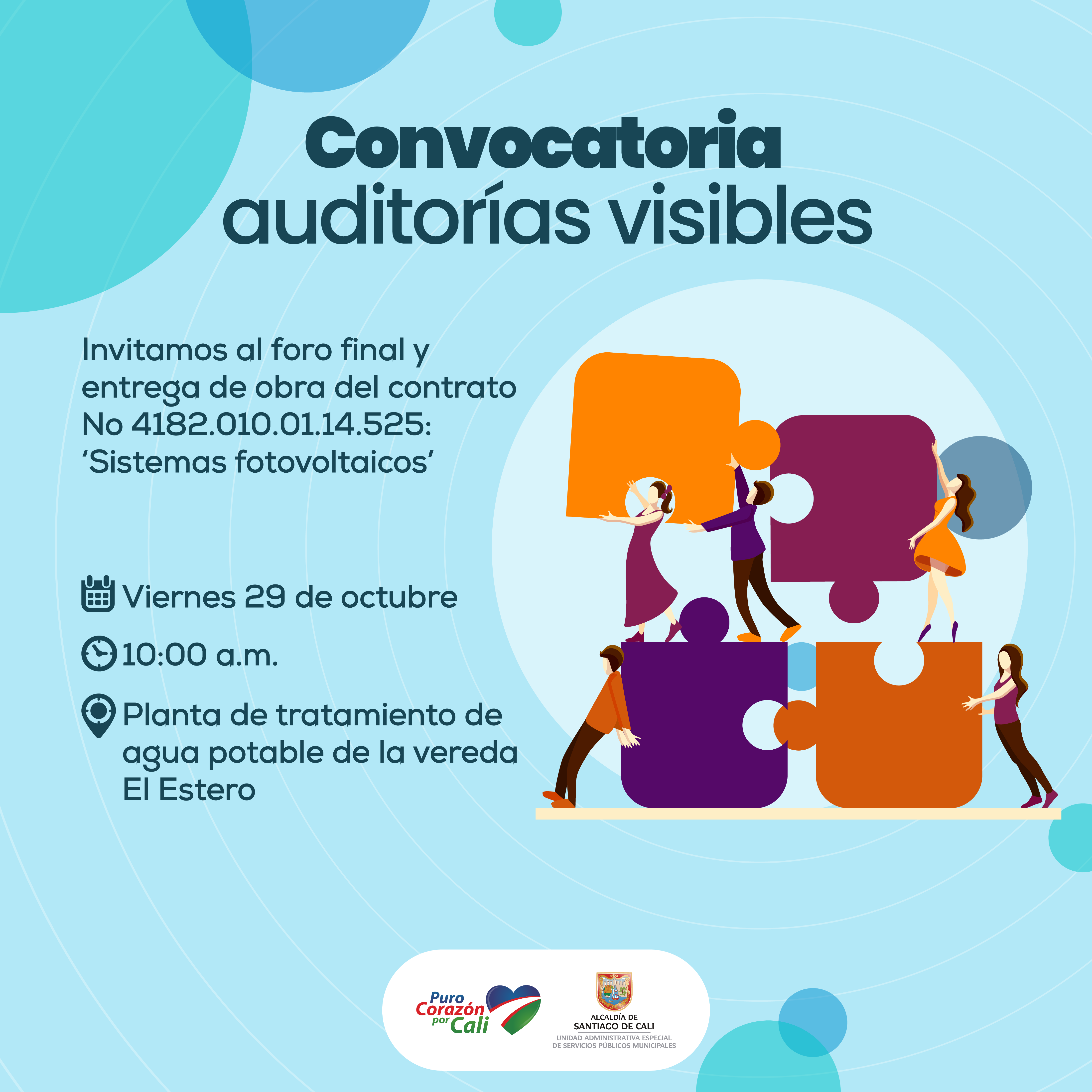 Convocatoria a Auditoría Visible en El Estero Convocatoria a Auditoría Visible en El Estero