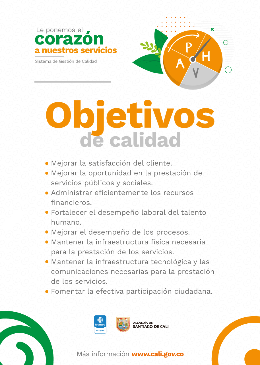 Objetivos de Calidad Objetivos de Calidad