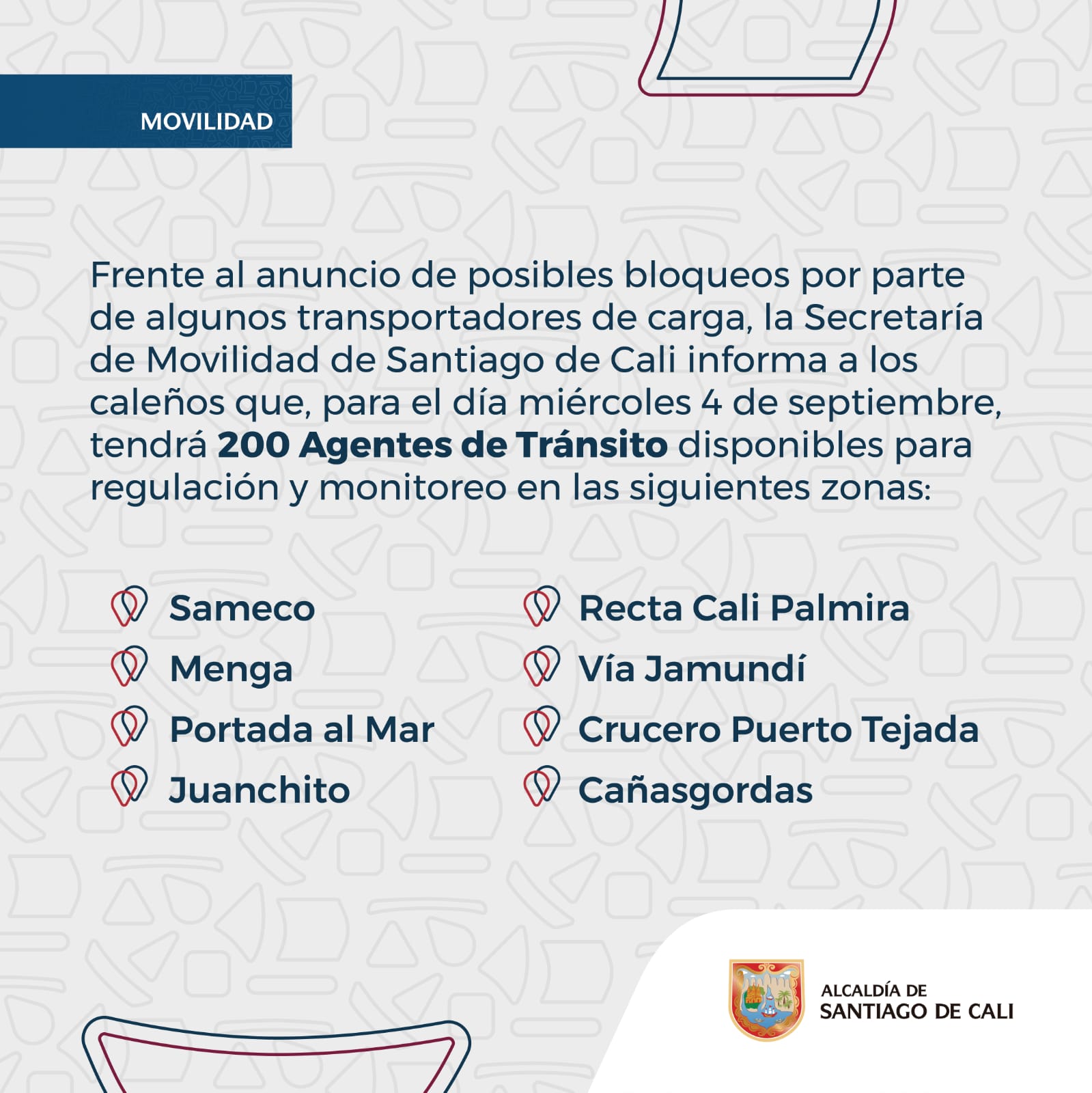Alcaldía de Cali hace llamado para buscar soluciones al paro de transportadores Alcaldía de Cali hace llamado para buscar soluciones al paro de transportadores