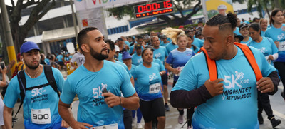 M&aacute;s de 900 personas corrieron los 5 k en la Jornada Mundial del Migrante 2022