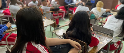 Estudiantes y barristas compartieron reflexiones sobre la sana convivencia