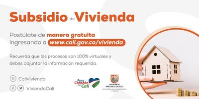 Subsidio distrital para compra de vivienda en Cali es diferente a Mi Casa Ya