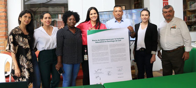 La educaci&oacute;n es el camino. Se firma pacto por la inclusi&oacute;n educativa en Cali
