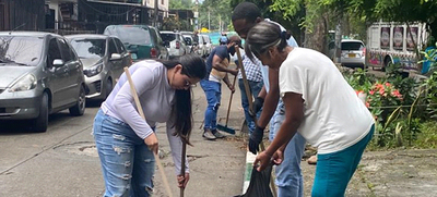 Los ambientes saludables y productivos de la Comuna 6 son apoyados por Cali Incluyente.