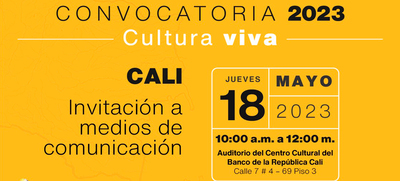 CoCrea presentar&aacute; en Cali su Convocatoria 2023 &lsquo;Cultura Viva&rsquo;