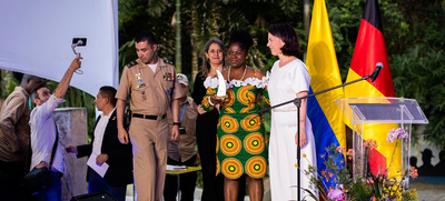 Alcalde Ospina acompa&ntilde;&oacute; reconocimiento del Gobierno Alem&aacute;n al liderazgo de la vicepresidenta Francia M&aacute;rquez