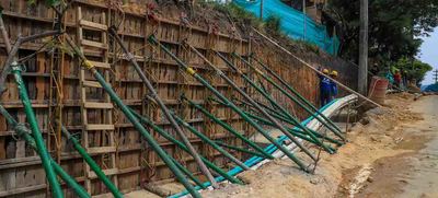 Nueva obra paisaj&iacute;stica no tendr&aacute; deslaves sobre la avenida de Los Cerros