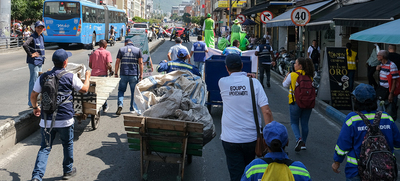 Estrategia &lsquo;Cali, te quiero limpia&rsquo; se tom&oacute; el centro de la ciudad con una gran reciclat&oacute;n