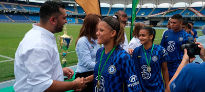 Felidia se llev&oacute; el premio mayor del torneo de f&uacute;tbol mixto de Todas y Todos a Estudiar
