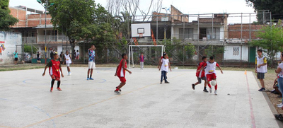 Inici&oacute; el Golombiao, una estrategia para las escuelas de f&uacute;tbol del distrito