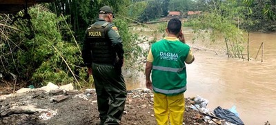 Obras de mitigaci&oacute;n del riesgo de inundaciones en el sur de Cali