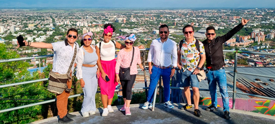 De marimba, arte urbano, gastronom&iacute;a y m&uacute;sica disfrutaron las agencias de viaje nacionales en su primer d&iacute;a en Cali