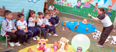 Con juegos, estudiantes de jard&iacute;n promueven el respeto