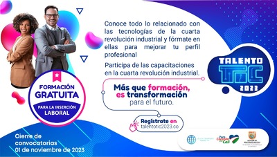Convocatoria abierta para el proyecto &lsquo;Talento TIC 2023&rsquo;: una apuesta por el futuro digital de Cali