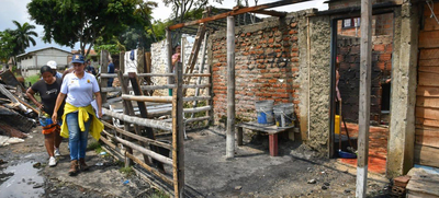 Gesti&oacute;n del Riesgo activ&oacute; la ERE ante incendio del asentamiento Villa Uribe
