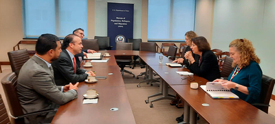 En la capital de Estados Unidos, alcalde Eder fortalece apoyos para trabajar por los migrantes y las personas menos favorecidas