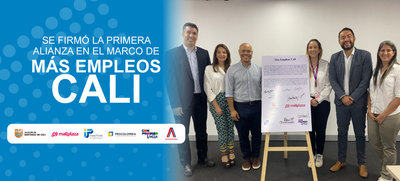 Se firma la primera alianza para la generaci&oacute;n de 1600 empleos en el marco de la iniciativa &lsquo;M&aacute;s Empleos Cali&rsquo;