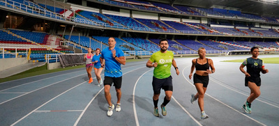 La pista atl&eacute;tica del estadio Pascual Guerrero tambi&eacute;n se habilitar&aacute; de noche para los amantes del atletismo y la actividad f&iacute;sica