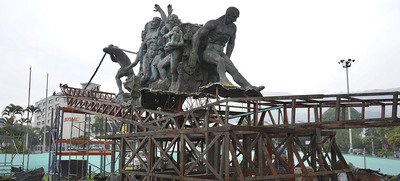 Se cumplen los tiempos planeados para recuperar el Monumento a la Solidaridad