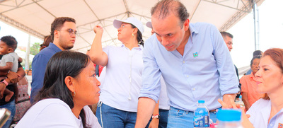 Llano Verde recibi&oacute; al alcalde Alejandro Eder y a su gabinete en la Feria  de Servicios organizada por la Administraci&oacute;n Distrital