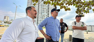 El centro de Cali ya luce distinto con m&aacute;s de 11.000 metros cuadrados recuperados, 1.400 metros c&uacute;bicos de residuos recogidos y 60  luminarias habilitadas