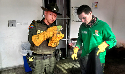 Dagma y Polic&iacute;a Ambiental despliegan controles al tr&aacute;fico de fauna: el m&aacute;s reciente operativo se realiz&oacute; en la Terminal de Transportes