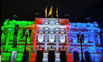 Cali ilumina seis hitos en honor al grito de su independencia