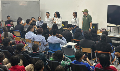 El Dagma socializa la COP16 con estudiantes del SENA para fortalecer  la conciencia ambiental