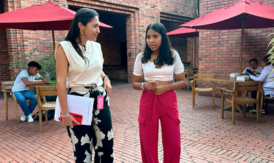 Ella es Antonella Rojas, la secretaria de Bienestar Social del Gabinete  Infantil Distrital que sue&ntilde;a con ser sic&oacute;loga