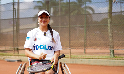Zully Rodr&iacute;guez, la tenista paral&iacute;mpica cale&ntilde;a que quiere iluminar a Par&iacute;s con su juego