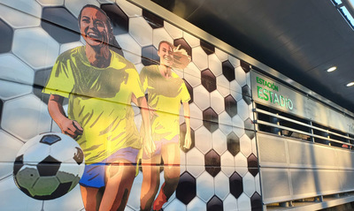 Como abrebocas al Mundial Sub-20 Femenino de la FIFA, se entreg&oacute; totalmente recuperada la estaci&oacute;n Estadio del MIO