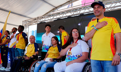 &ldquo;No hay nada que nos una m&aacute;s que el deporte&rdquo;. Alcalde de Cali anuncia, en el homenaje a medallistas de Par&iacute;s 2024, la construcci&oacute;n del Centro de Alto Rendimiento Paral&iacute;mpico