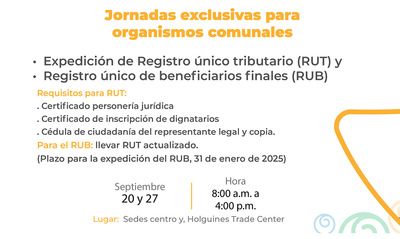 Jornadas exclusivas para organismos comunales sobre expedici&oacute;n de obligaciones tributarias con la DIAN