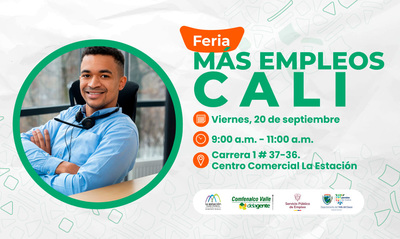 La Alcald&iacute;a de Cali sigue impulsando oportunidades laborales para los cale&ntilde;os en una nueva feria de M&aacute;s Empleos Cali