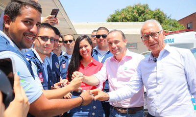 Cali refuerza su red p&uacute;blica de salud con la puesta en operaci&oacute;n de cuatro nuevas ambulancias