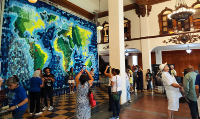 Alrededor de 30.000 personas visitan al d&iacute;a el ic&oacute;nico Edificio Coltabaco