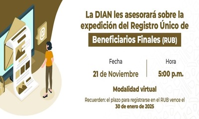 De nuevo, la DIAN asesora a organismos comunales para expedici&oacute;n del Registro &Uacute;nico de Beneficiarios (RUB)