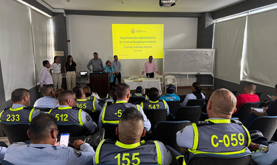 Agentes de tr&aacute;nsito refuerzan su formaci&oacute;n en el C&oacute;digo Disciplinario