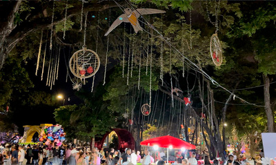 Sobrecarga por conexiones el&eacute;ctricas clandestinas de vendedores informales, genera apagones en el &lsquo;Alumbrado Navide&ntilde;o&rsquo;