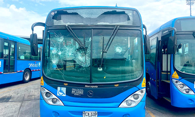 &ldquo;Vandalismo contra el MIO es un ataque a los cale&ntilde;os&rdquo;, conductor del masivo en grave riesgo de perder un ojo