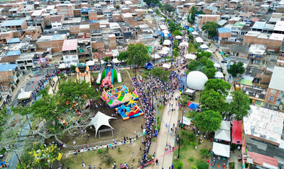 El Bulevar de Oriente se desbord&oacute; de emociones con la Ciudadela de la Alegr&iacute;a