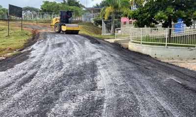 Altos de Santa Elena recibi&oacute; mantenimiento en su v&iacute;a principal por parte de la Alcald&iacute;a de Cali 