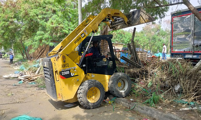 La Unidad de Bienes y Servicios recuper&oacute; 3400 metros cuadrados de espacio p&uacute;blico en la comuna 5 de Cali