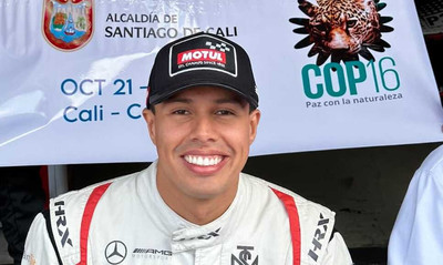 Oscar Andr&eacute;s Tunjo, el cale&ntilde;o que mantiene vivo el automovilismo para Cali y Colombia