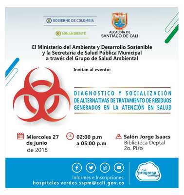 Diagn&oacute;stico y Socializaci&oacute;n de Alternativas de Tratamiento de Residuos Generados en la Atenci&oacute;n en Salud