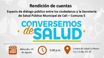 Rendici&oacute;n de Cuentas, Conversemos de Salud Comuna 5