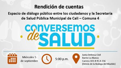 Rendici&oacute;n de Cuentas, Conversemos de Salud Comuna 4
